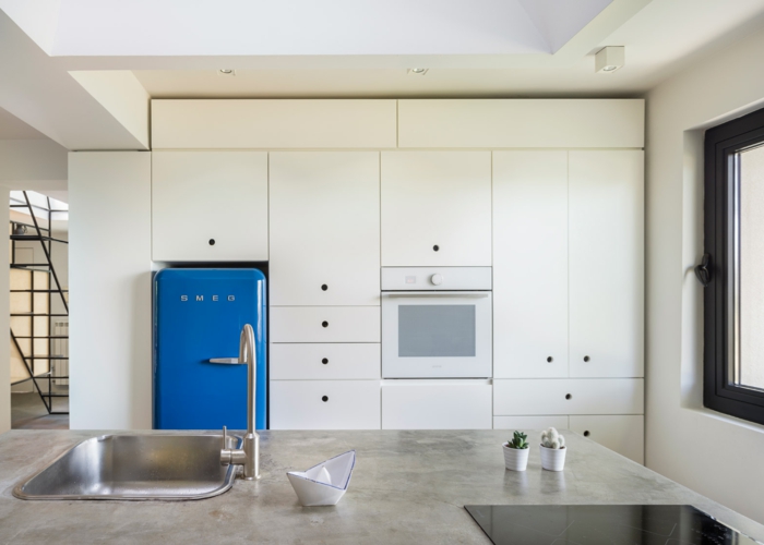 küche einrichten küchengeräte design kühlschrank