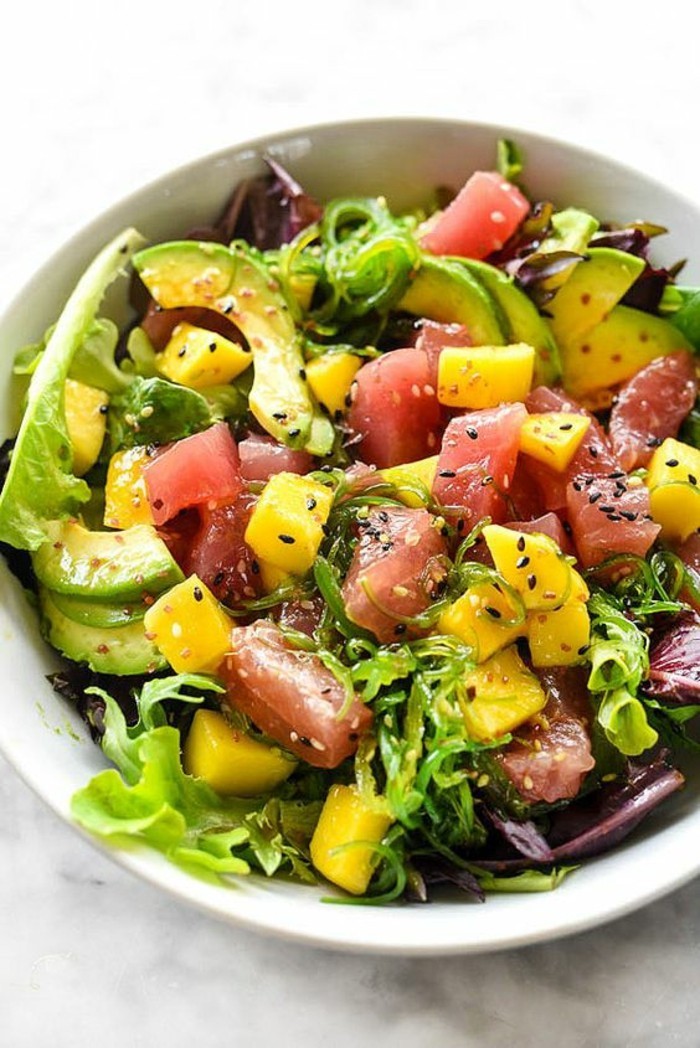 gesund abnehmen fisch salat