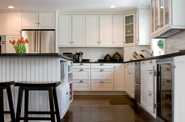 küchenschrank weiß küchengestaltung einrichtungsideen küche