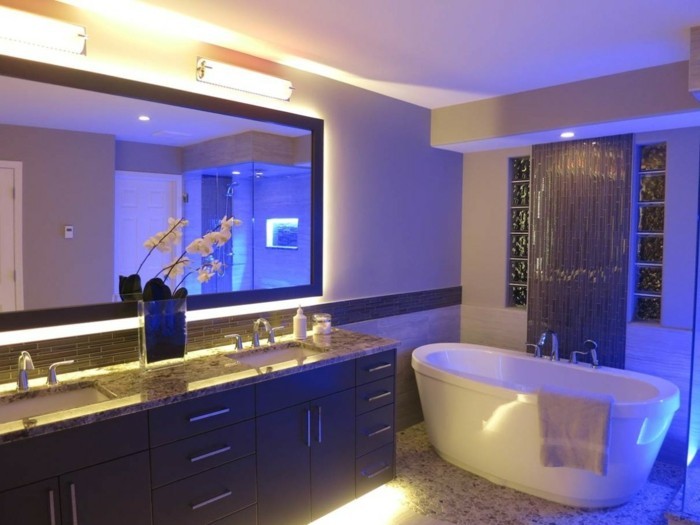 Badezimmereinrichtung Trends Einbauleuchte Badezimmer Badewanne LED 