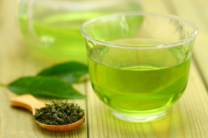 Hautpflege Tipps Lebensmittel grüner tee rezept