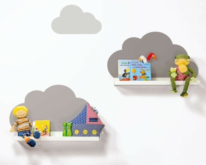 Ikea Möbel Tricks Kinderzimmer Regal Wolken
