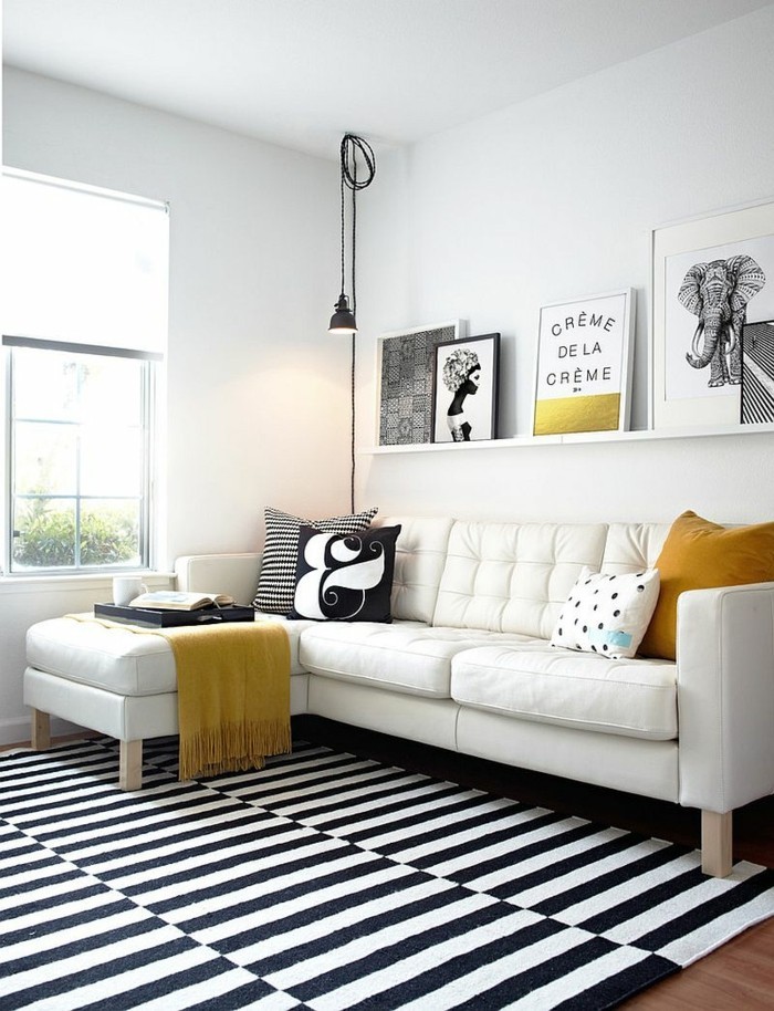Inneneinrichtung Skandinavische Möbel Trends Design schwarz und weiss