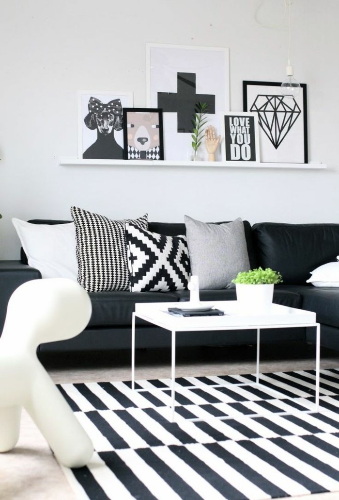 Inneneinrichtung Skandinavische Möbel Trends Design streifen