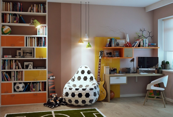 Kinderzimmer-Einrichtung-Fußball-Design-Interior-Ideen-Sofa-resized