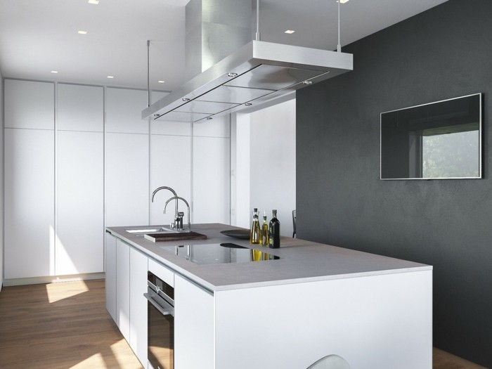 Kücheneinrichtung Trends Ideen Interior Designs Minimalusmus kleine Küche