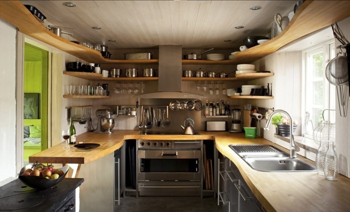 Kücheneinrichtung Trends Ideen Interior Designs gemütlicher Kochraum