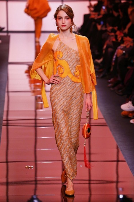 Pariser Fashion Week Aktuelle Trends Mode Ideen orange sommer