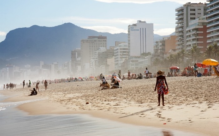 Schönsten Strände der Welt Ipanema Beach Rio De janeiro Detail