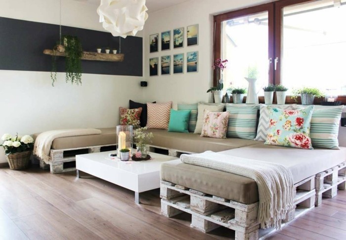sofa aus paletten wohnmöbel