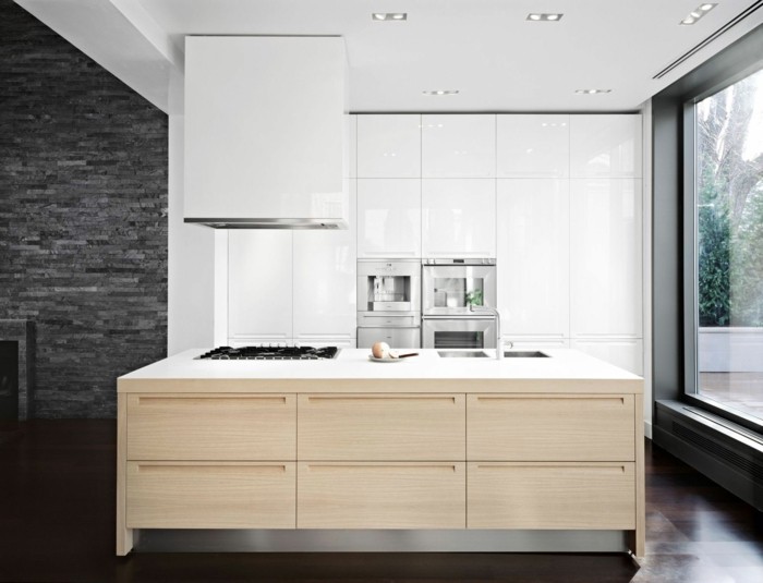 küchenfronten austauschen online finden minimalistisch modern holz und acryl