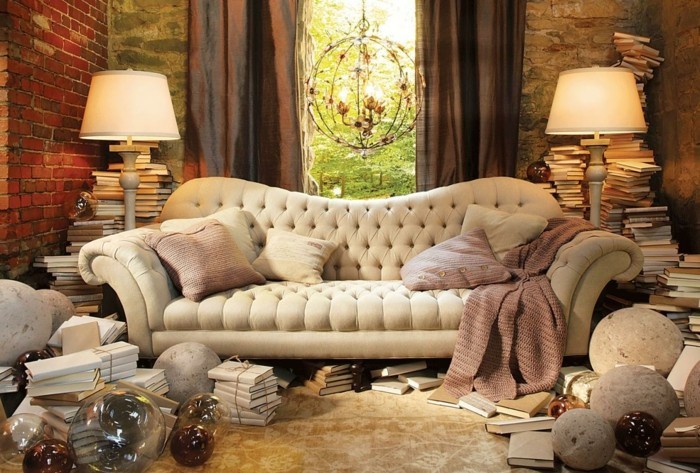 möbelstücke und dekoration als sofa gestaltung