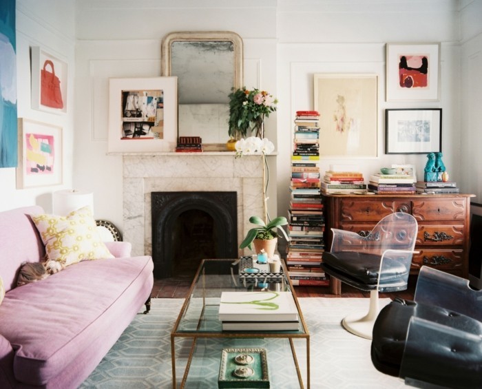 vintage deko als wohnzimmergestaltung