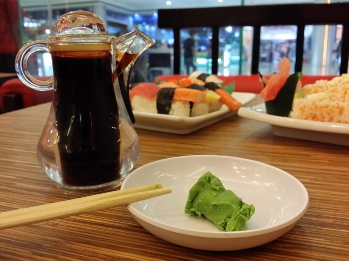 wasabi und sushi richti essen