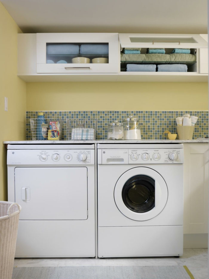 waschküche einrichten mit ausreichend stauraum