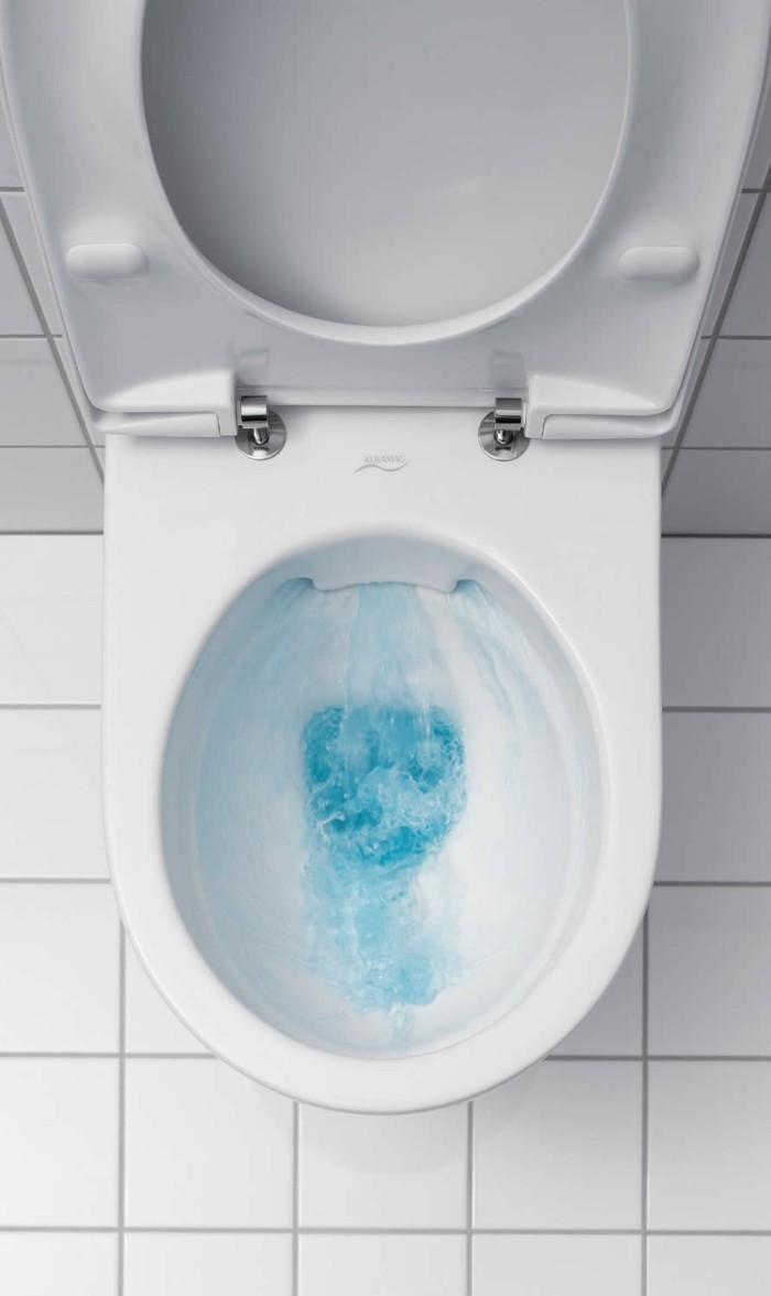 die neue innovation ist spülrandloses wc