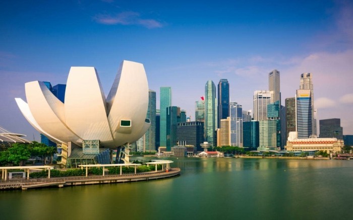 Singapore-super-moderne-architektur