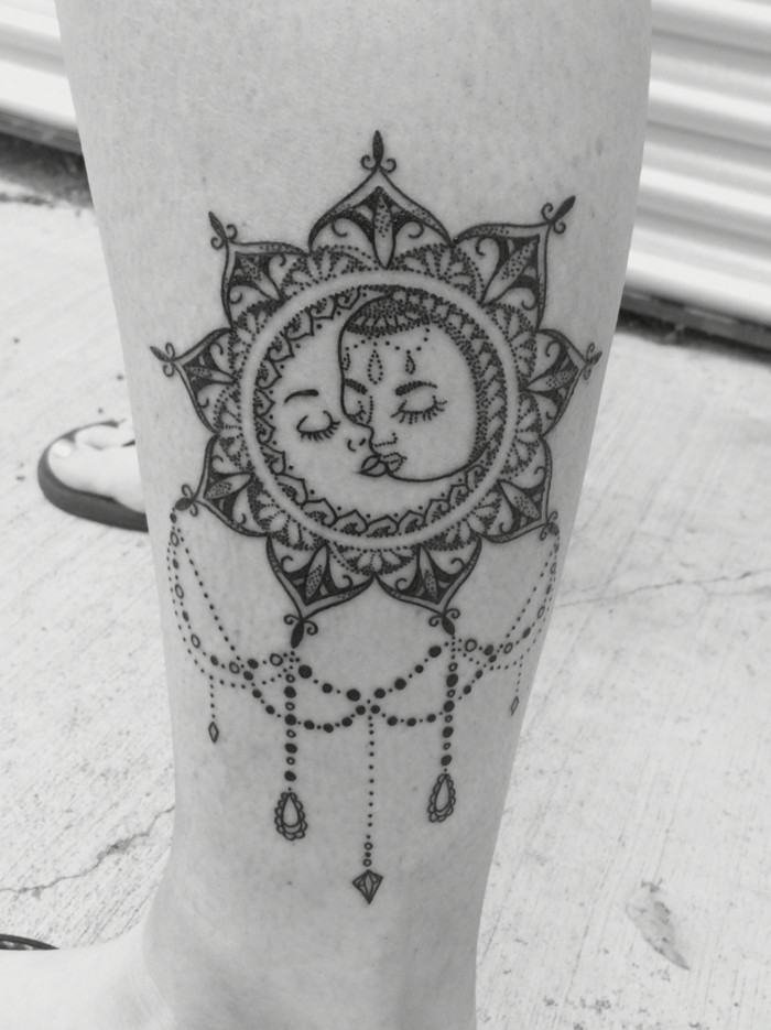 design ideen für mandala tattoos