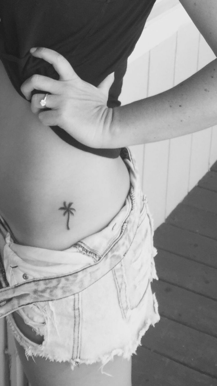 palme als kleine tattoos für amen