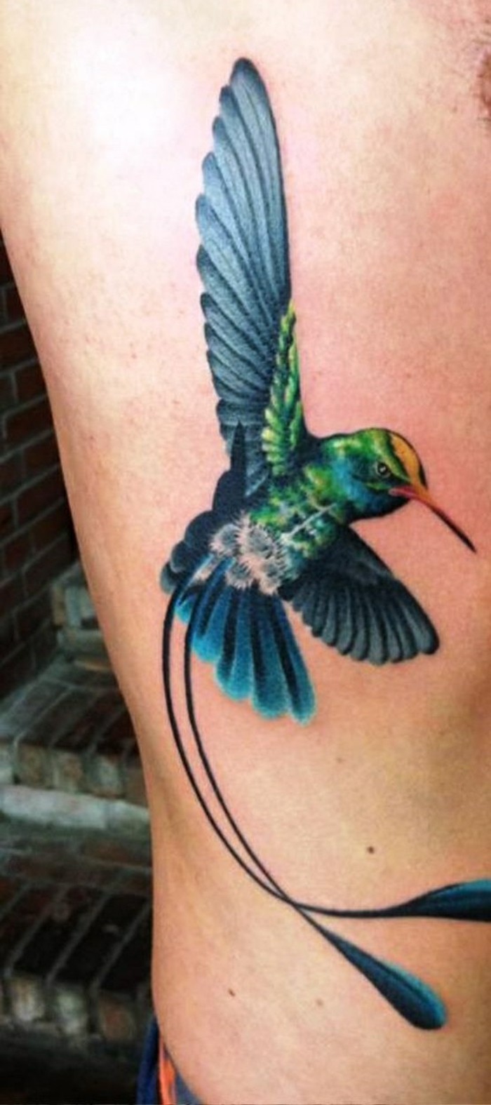 kolibri als tattoo idee