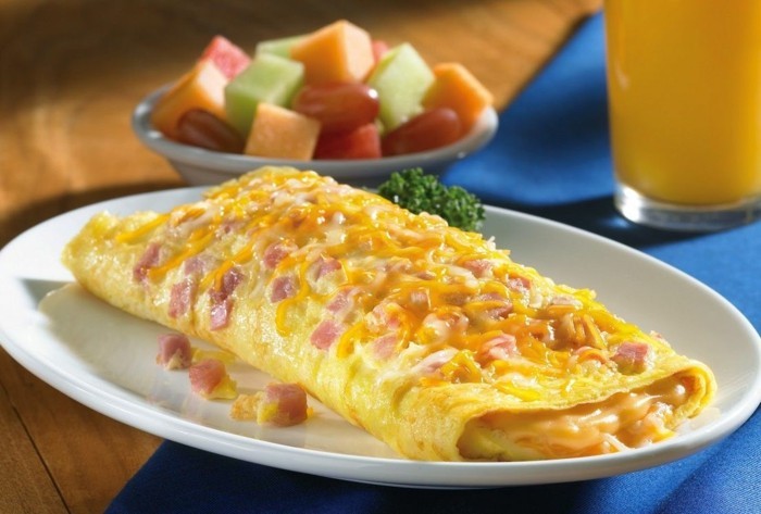 omelett gesundes frühstück