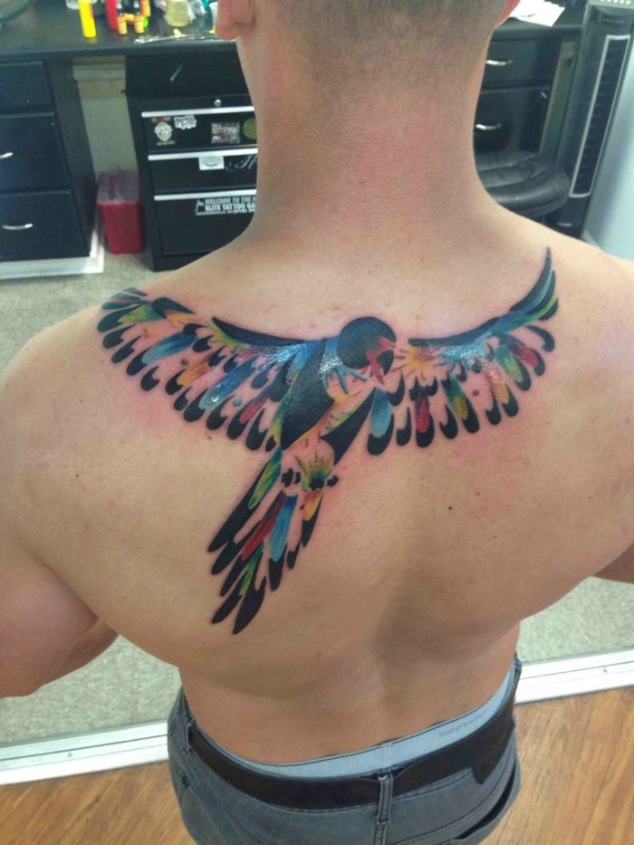 vogel tattoo für männer
