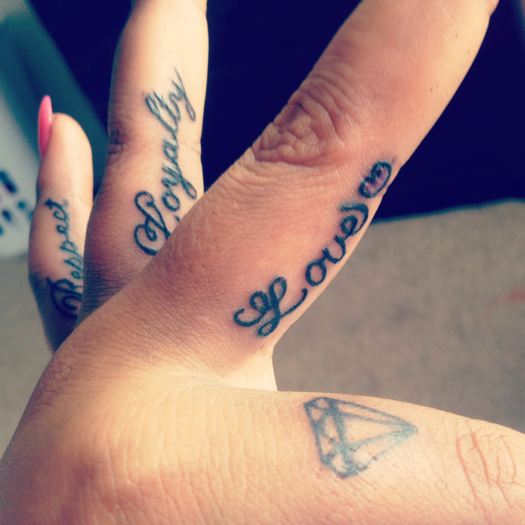finger tattoo ideen für frauen