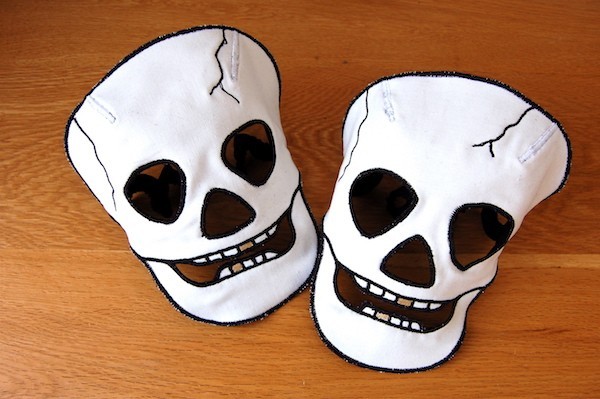 halloween masken totenkopf maske selber machen