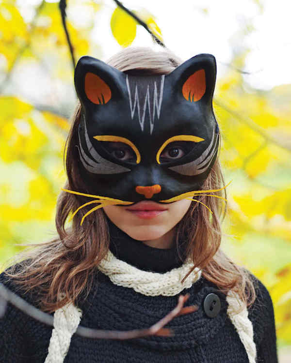 katzenmaske halloween masken selber machen