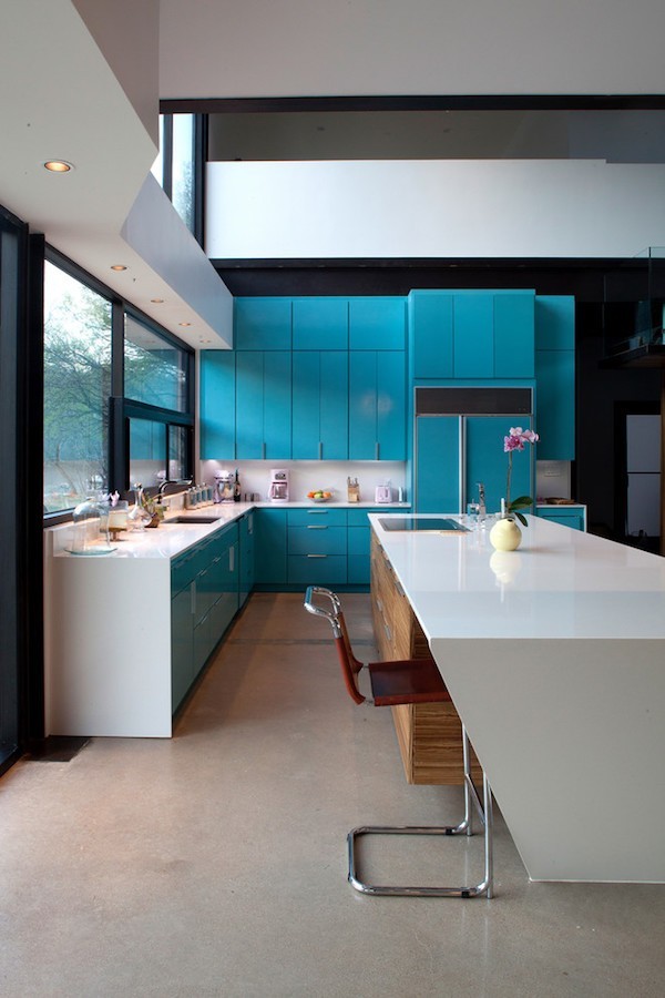 Einrichtung Küche Mit Blau kreativ