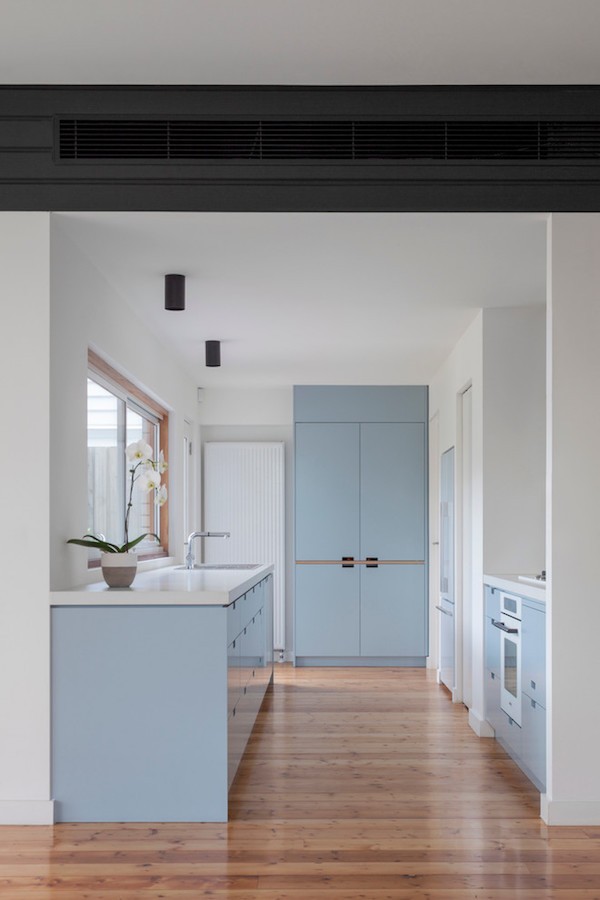 coole Einrichtung Küche Mit Blau