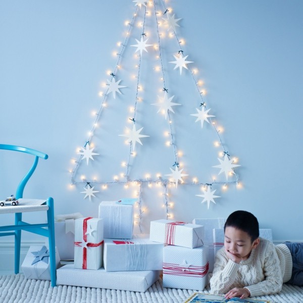 kinderzimmer deko weihnachtlich dekorieren