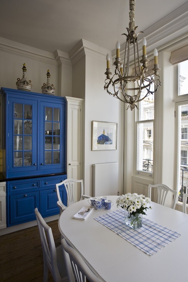 kreative Einrichtung Küche Mit Blau
