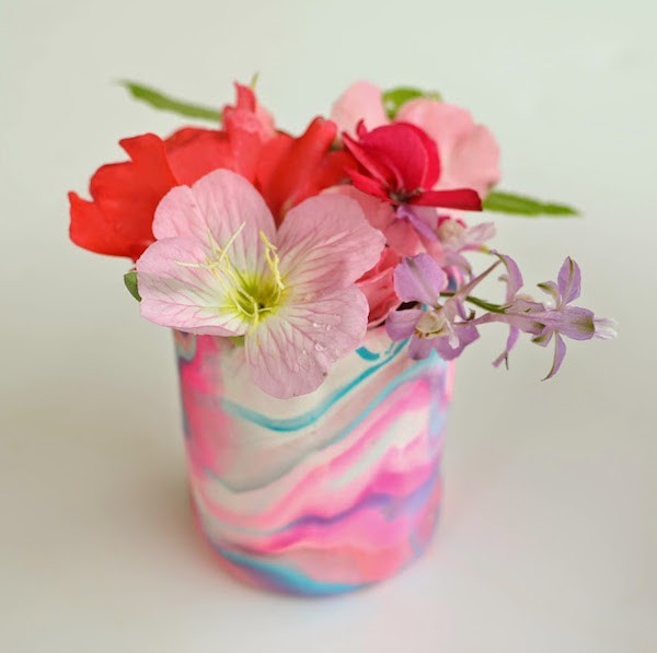 kreative basteldieen diy deko vase basteln