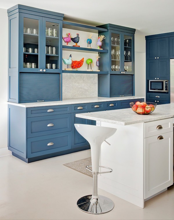 moderne Küche in blau tipps