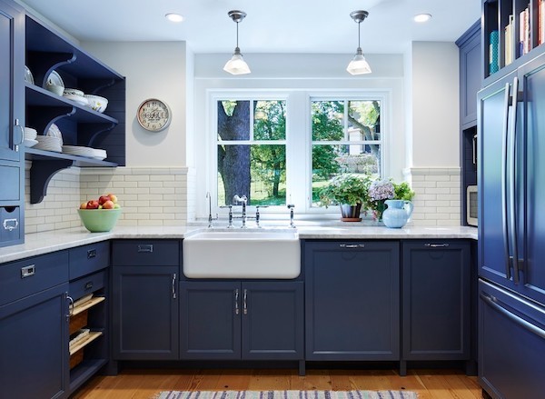 modernes Blaue Konzept blaues design Küche ideen