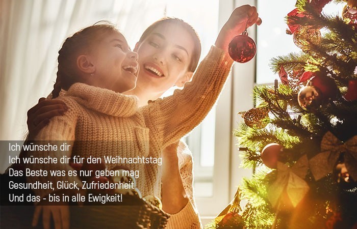 Glückwünsche zu Weihnachten Tannenbaum Kinder