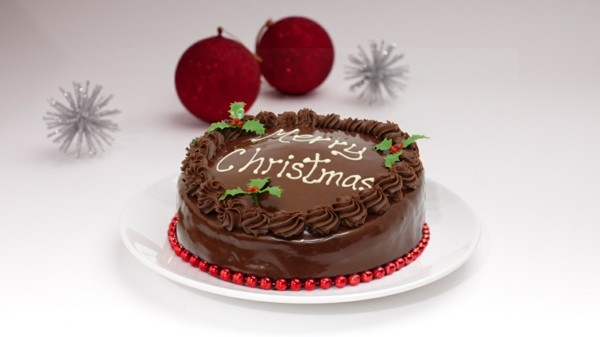 Inspiration für wunderschöne weihnachtliche Schokoladentorte