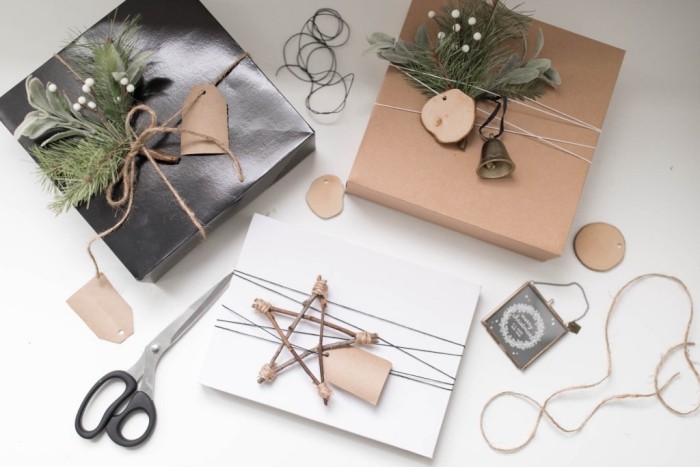 ideen für weihnachtsgechenke verpacken diy geschenkverpackungen