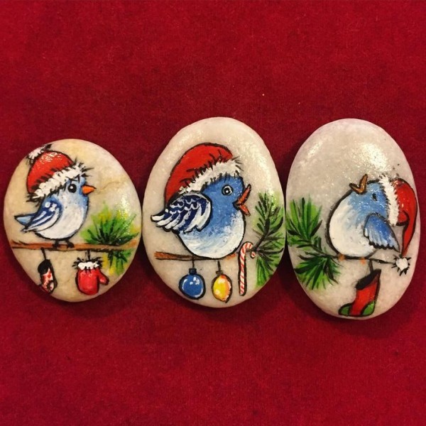 vogel zeichnen weihnachtlich dekorieren weihnachtsbasteln