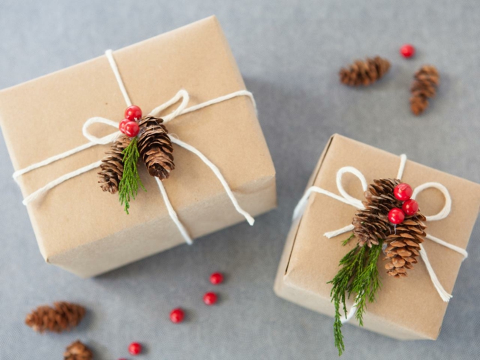 weihnachtsgeschenke verpacken geschenke schön verpacken