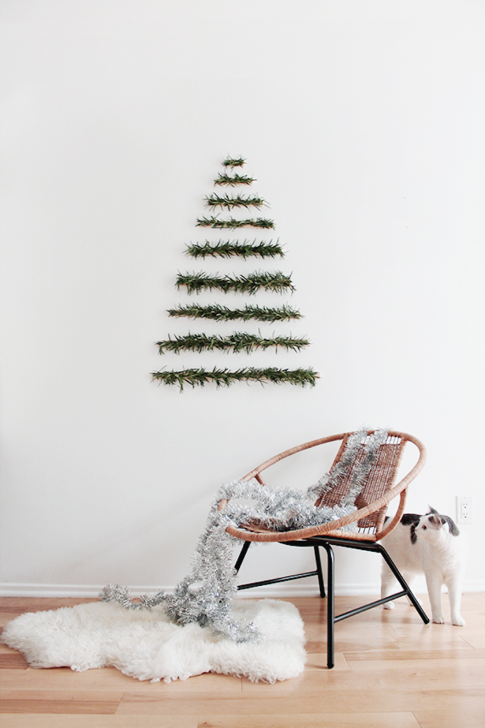 DIY ideen sleber machen Weihnachtsbaum Alternative dekoration Varianten