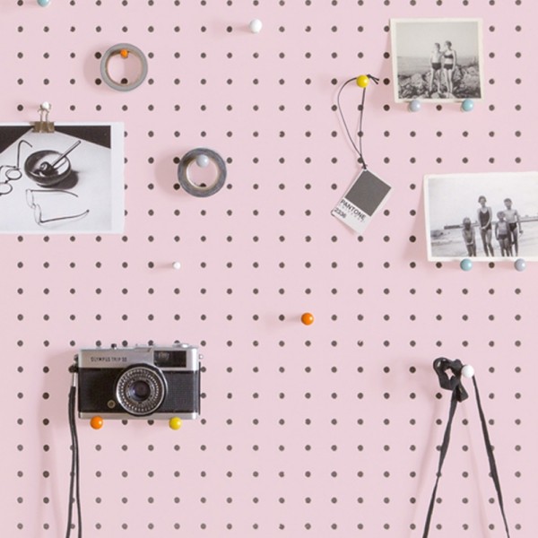 pegboard in pink