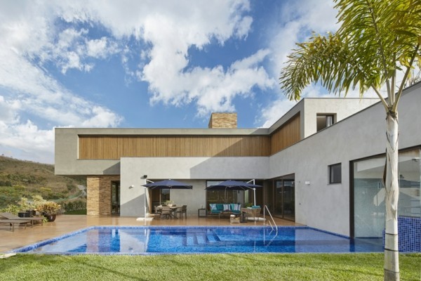 vorgarten mit schwimmbad moderne häuser innenarchitektur