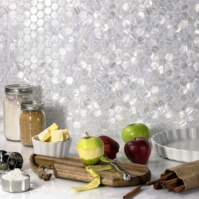 Mosaikfliesen in der Kücheneinrichtung