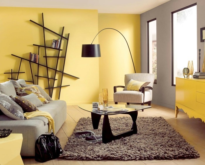 grautöne wohnzimmer graue wandfarbe farbideen wohnzimmer