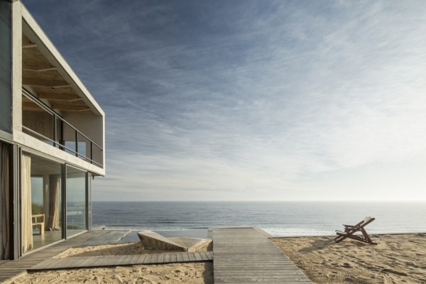 strandhaus mit ozeanaussicht
