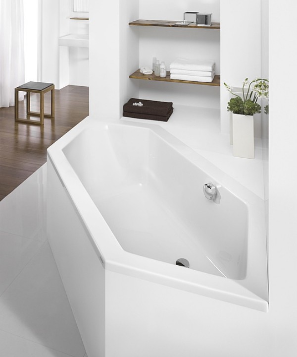 badewanne design sechseckig badewanne gestaltungsmöglichkeiten bad