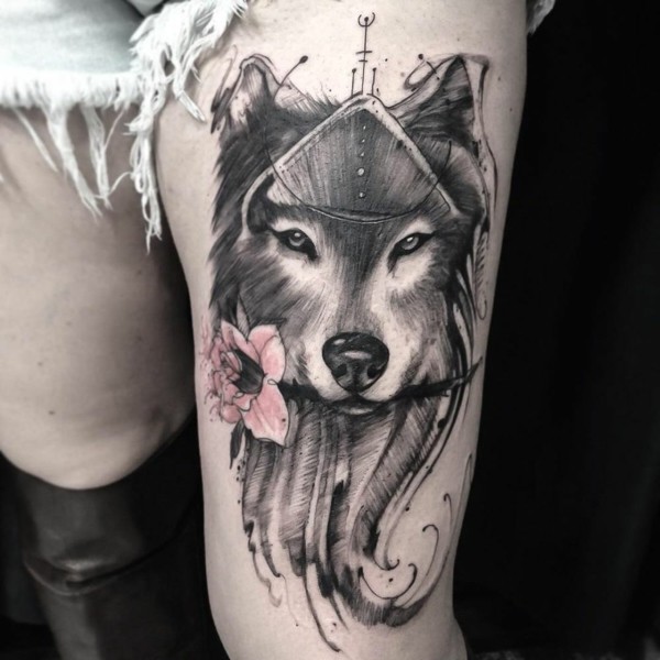 schöne wolf tattoo bedeutung tattoo motive