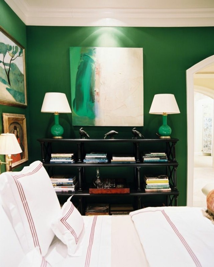 wohnideen konzept Schlafzimmer grün